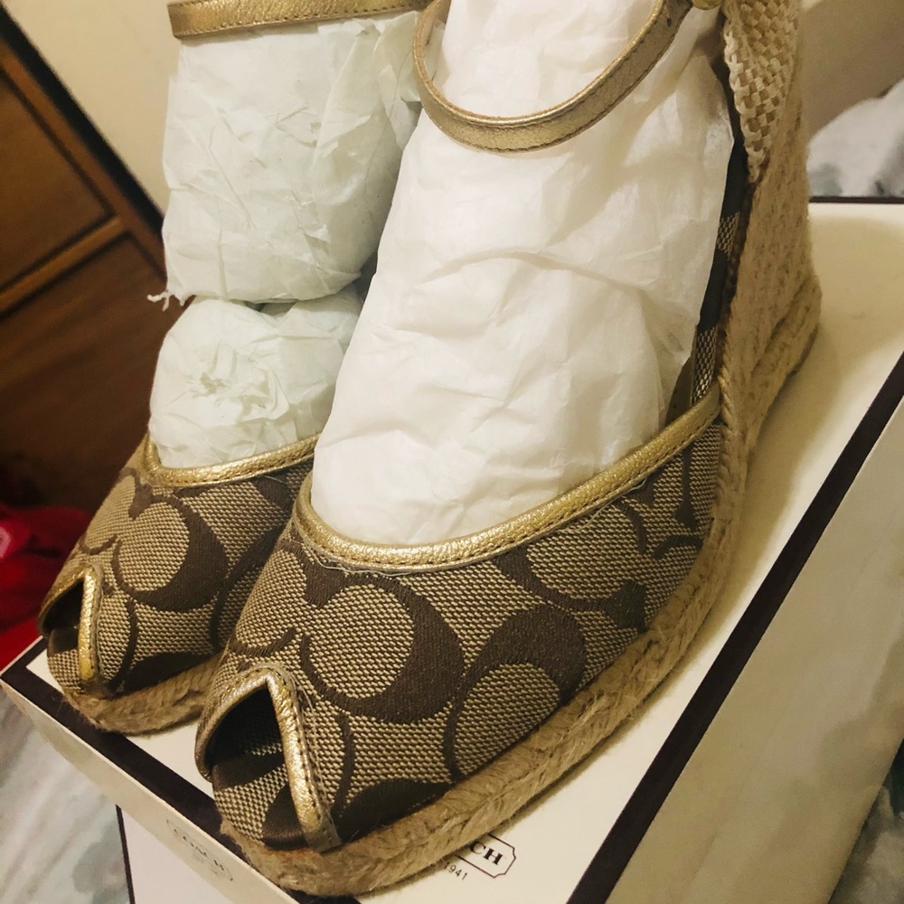 Coach Kimmy Ankle Strap Espadrille BRAND NEW